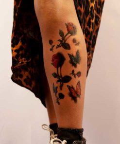 tatuagem temporária borboleta