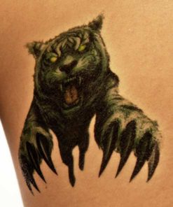 tatuagem temporária tigre